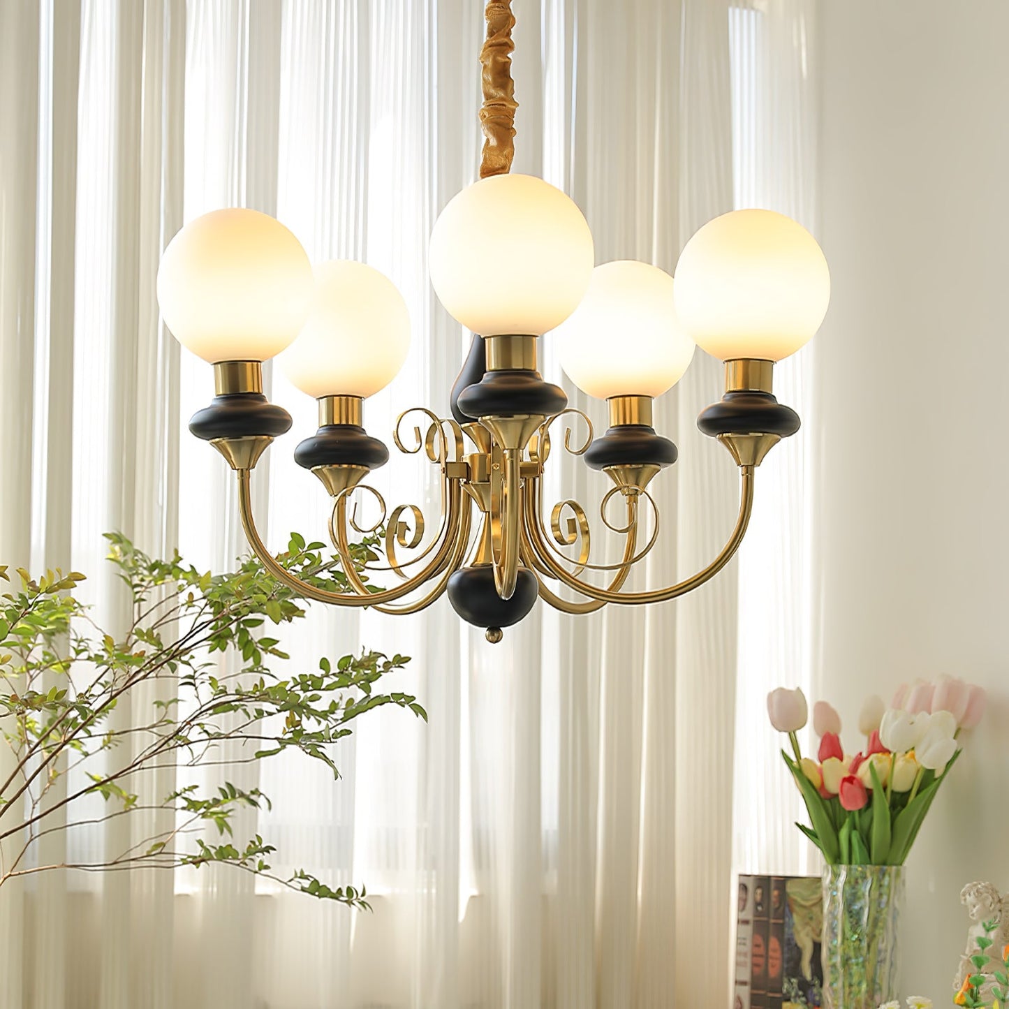 Onyx Gasolier Chandelier