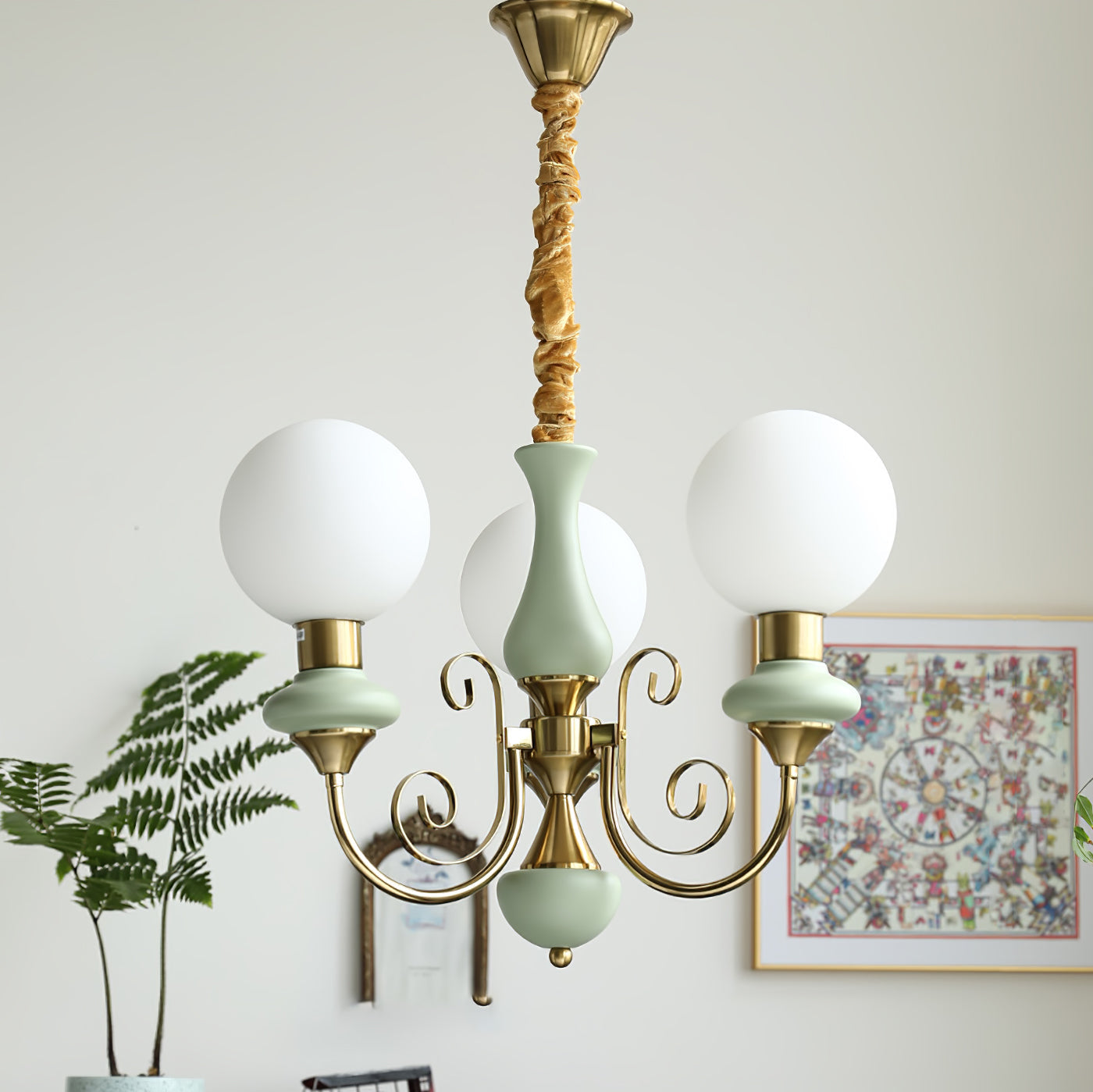 Onyx Gasolier Chandelier