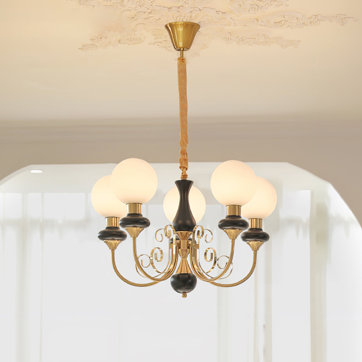 Onyx Gasolier Chandelier