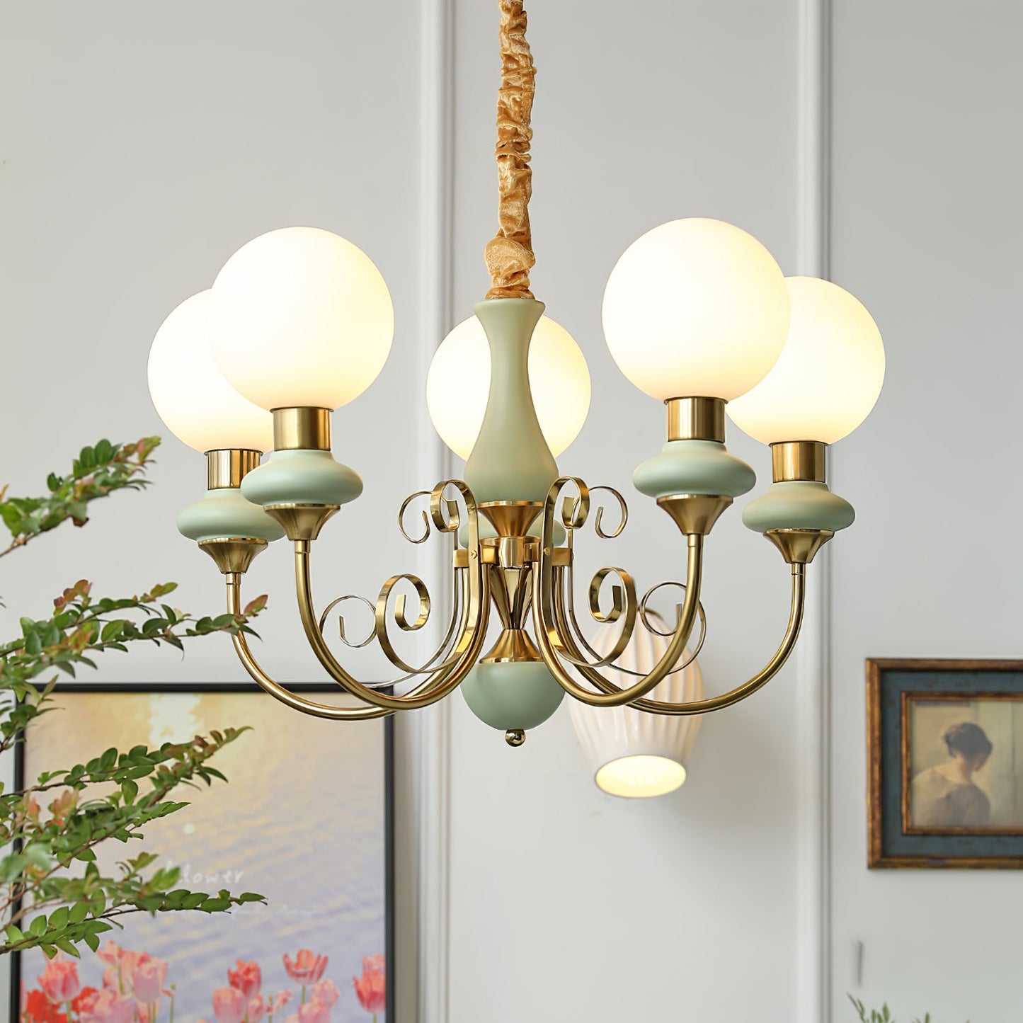 Onyx Gasolier Chandelier