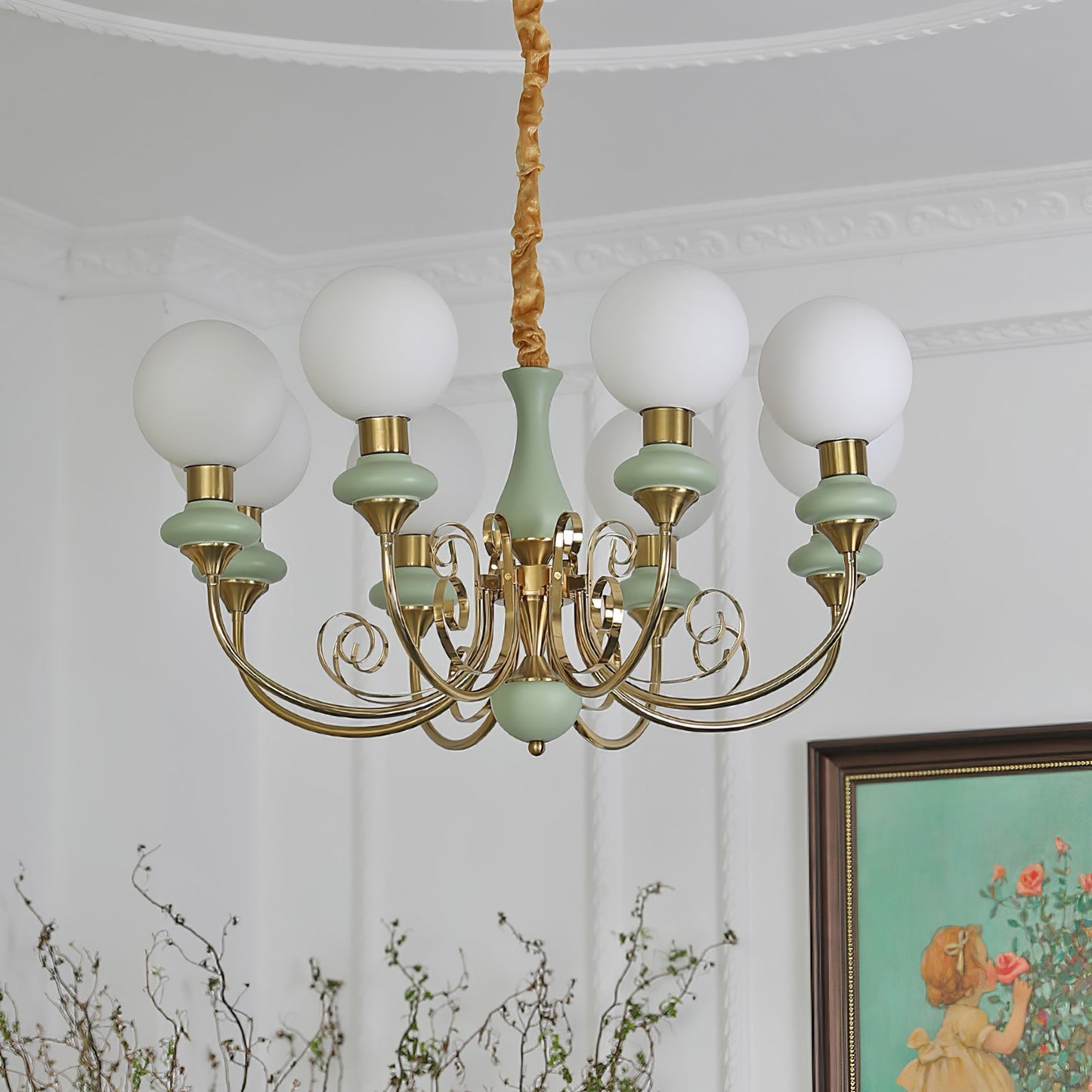 Onyx Gasolier Chandelier