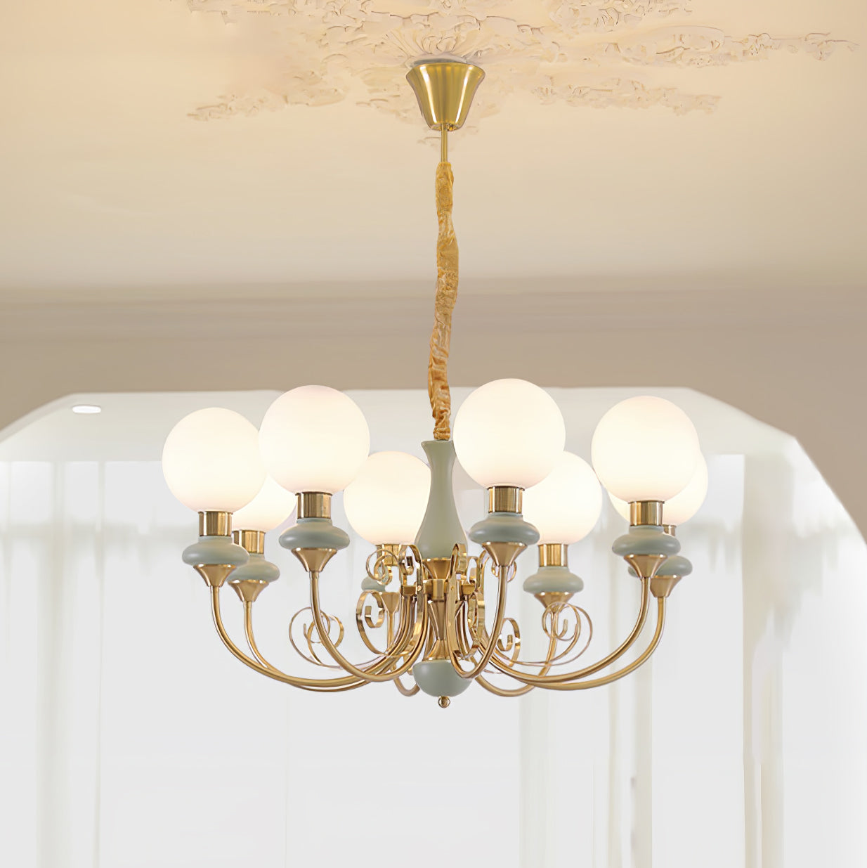 Onyx Gasolier Chandelier