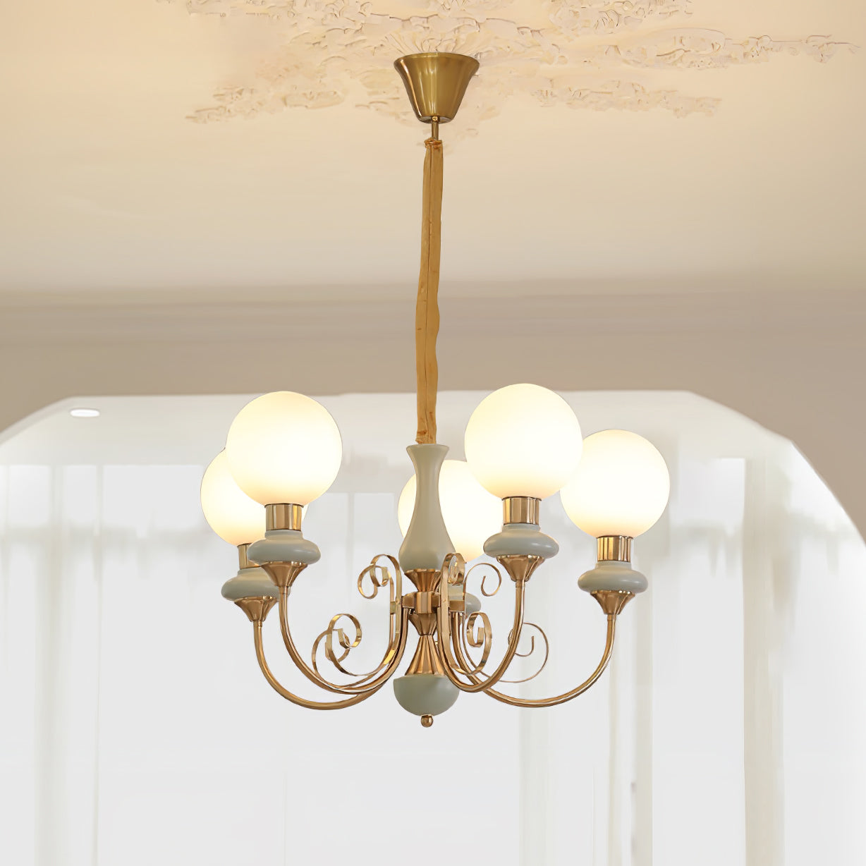 Onyx Gasolier Chandelier