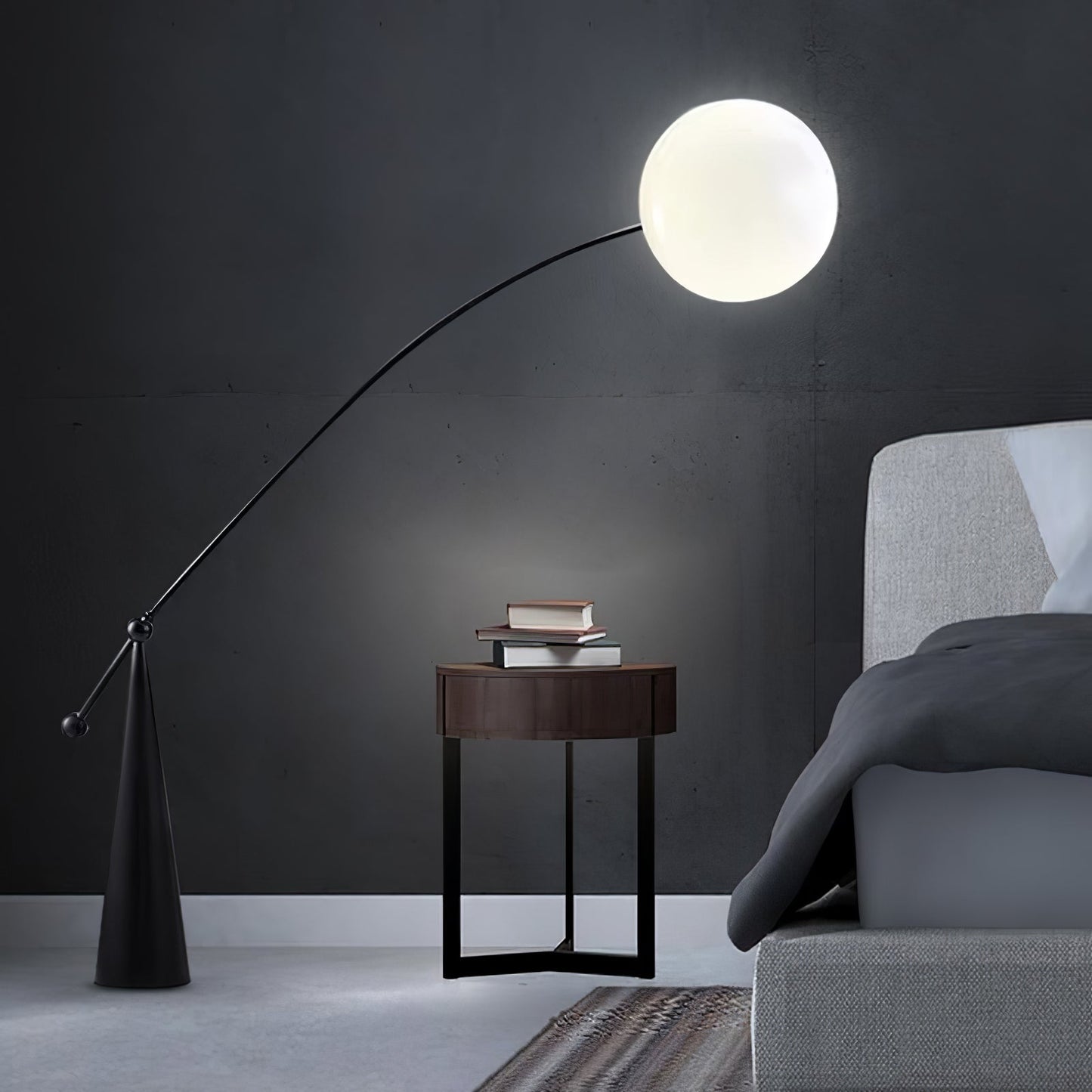 Opal Arc Floor-standing Lamp Floor Lamp