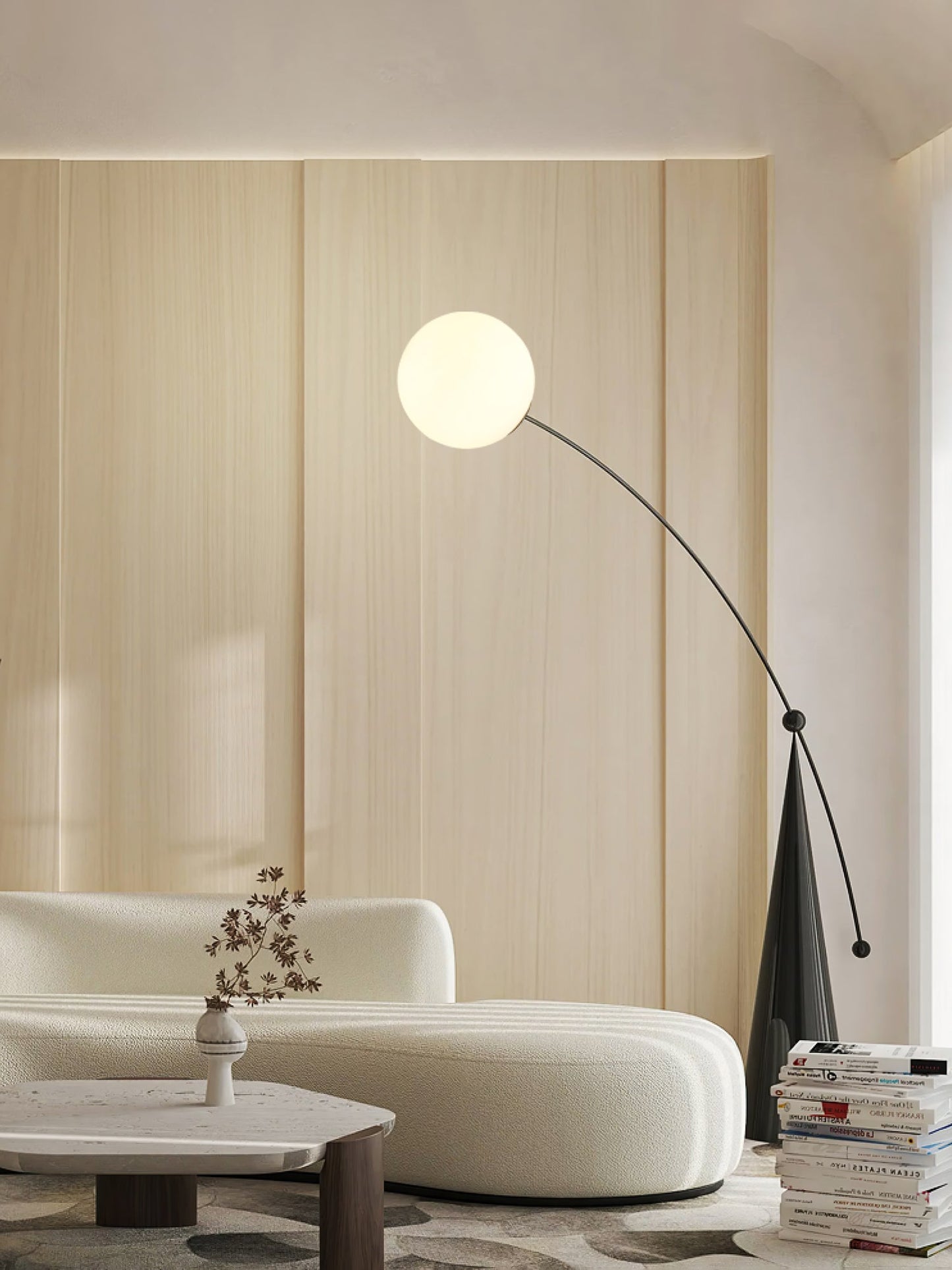 Opal Arc Floor-standing Lamp Floor Lamp