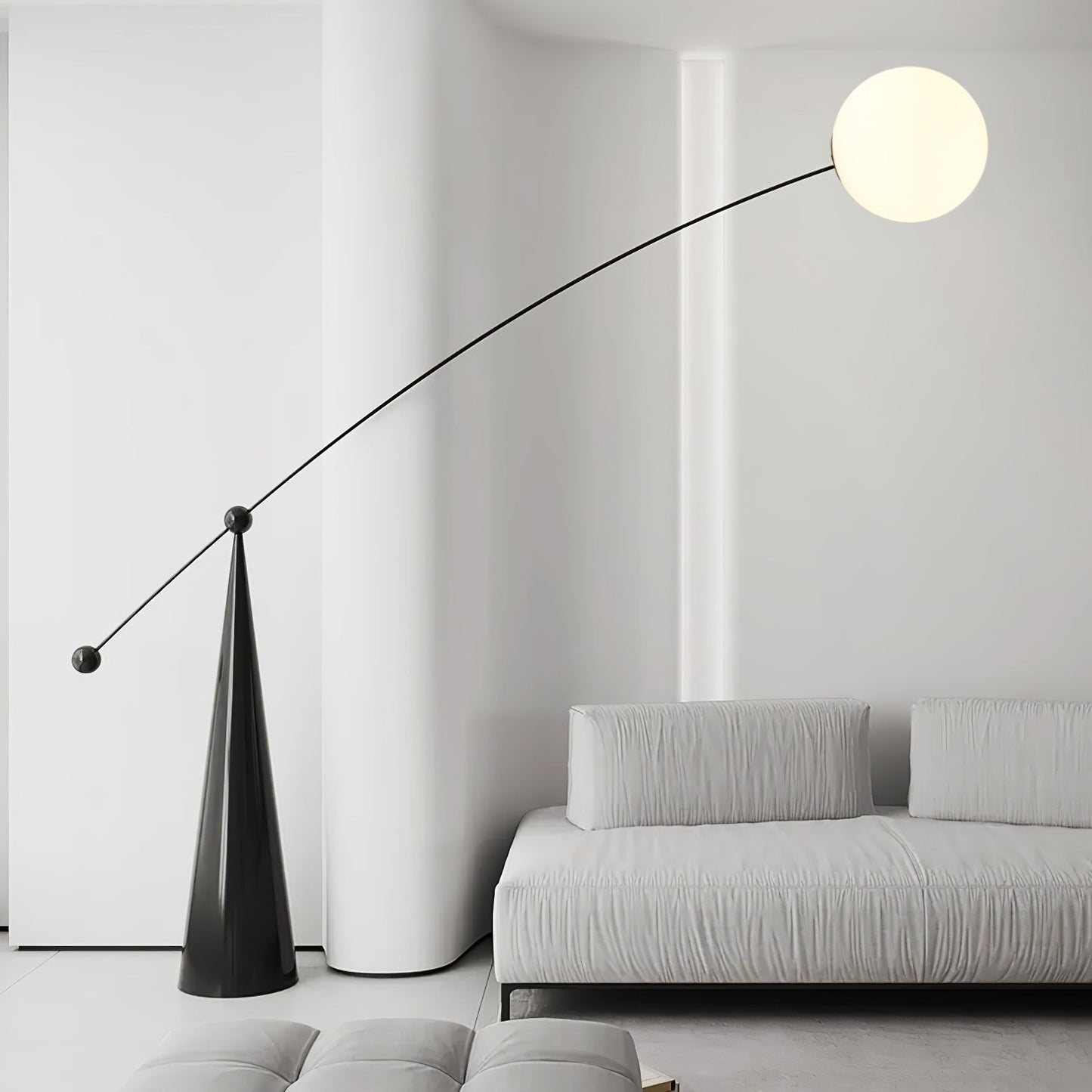 Opal Arc Floor-standing Lamp Floor Lamp