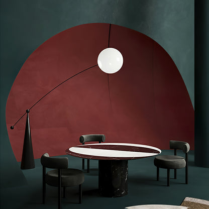 Opal Arc Floor-standing Lamp Floor Lamp