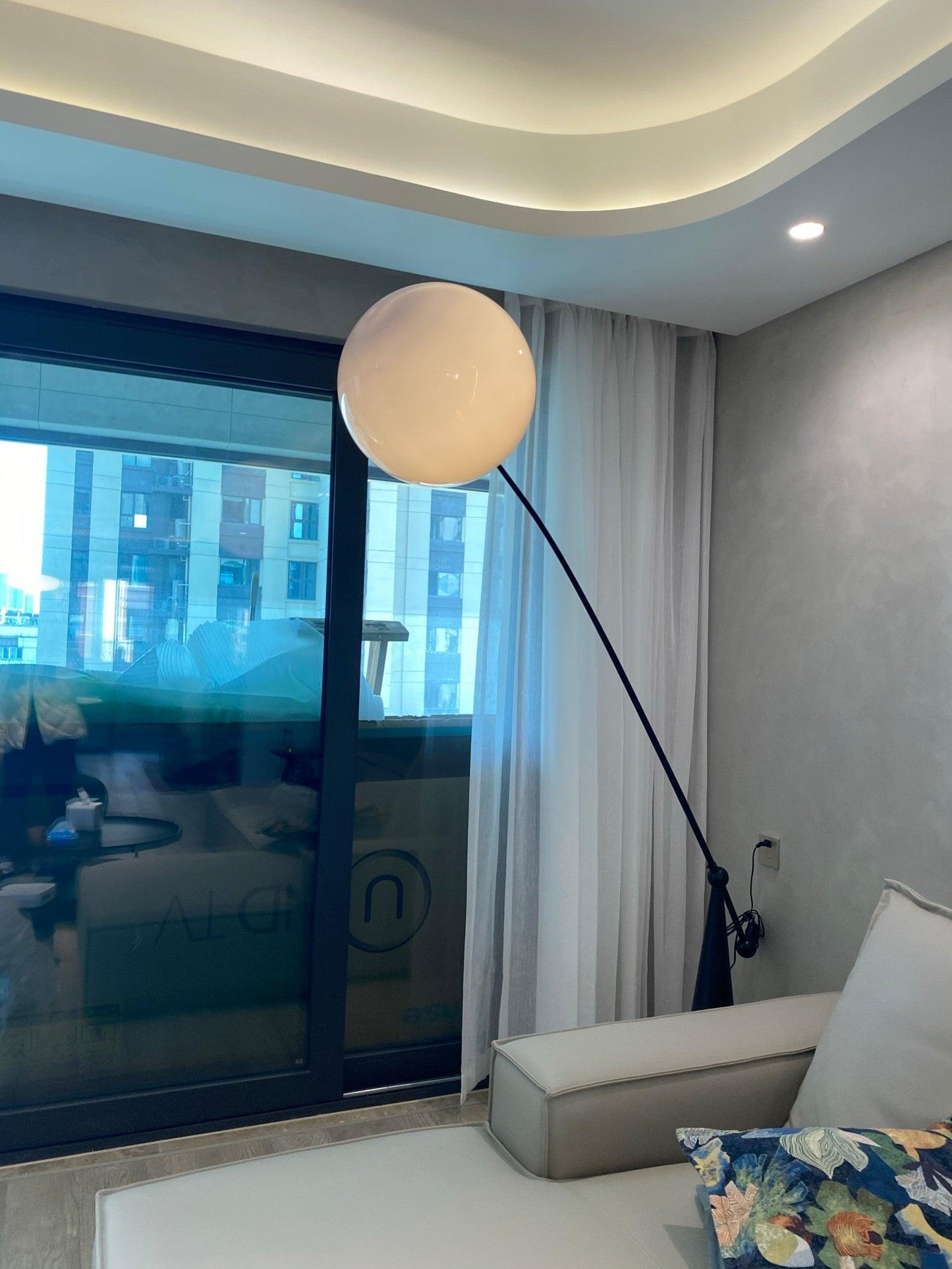 Opal Arc Floor-standing Lamp Floor Lamp
