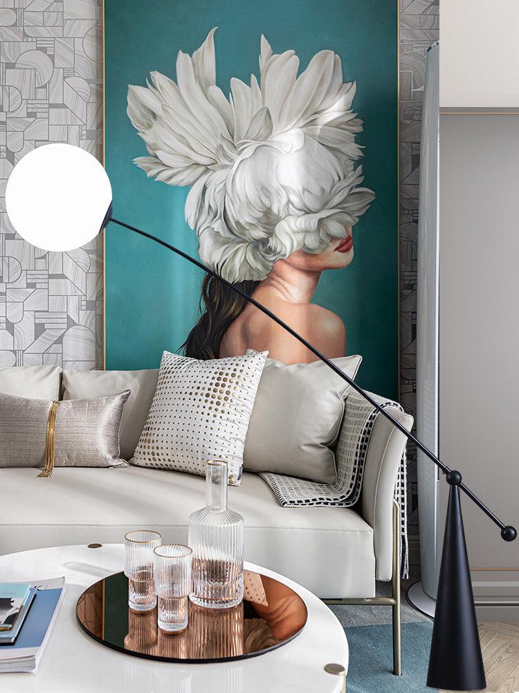 Opal Arc Floor-standing Lamp Floor Lamp