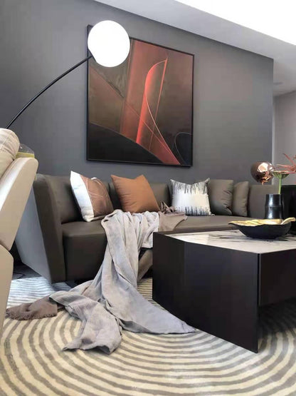 Opal Arc Floor-standing Lamp Floor Lamp