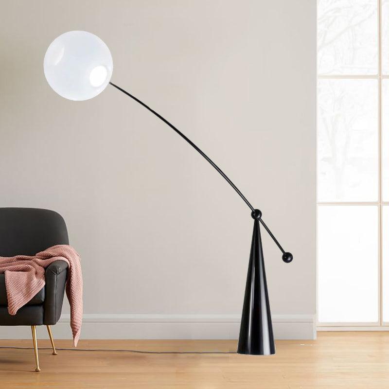 Opal Arc Floor-standing Lamp Floor Lamp
