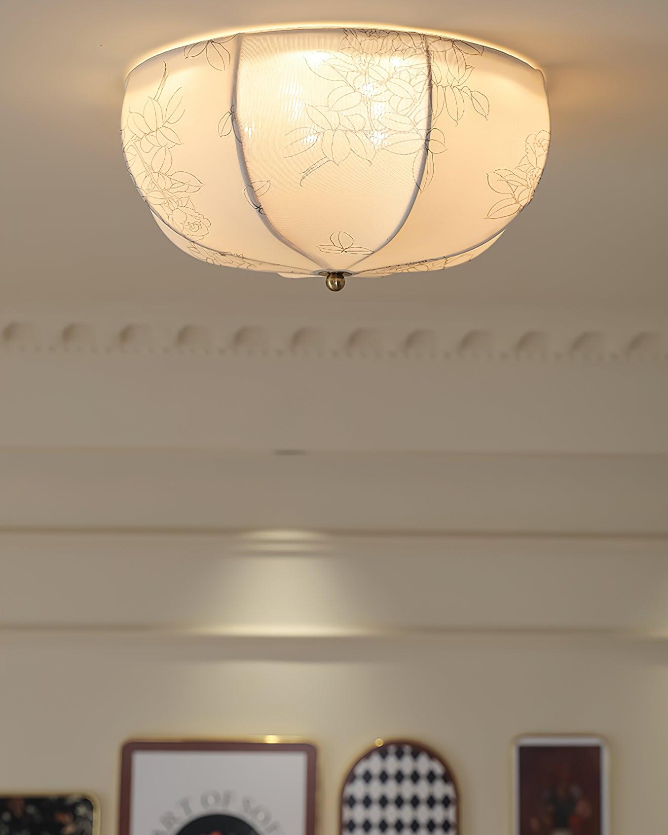 Orchid Fabric Ceiling light Ceiling Lamp