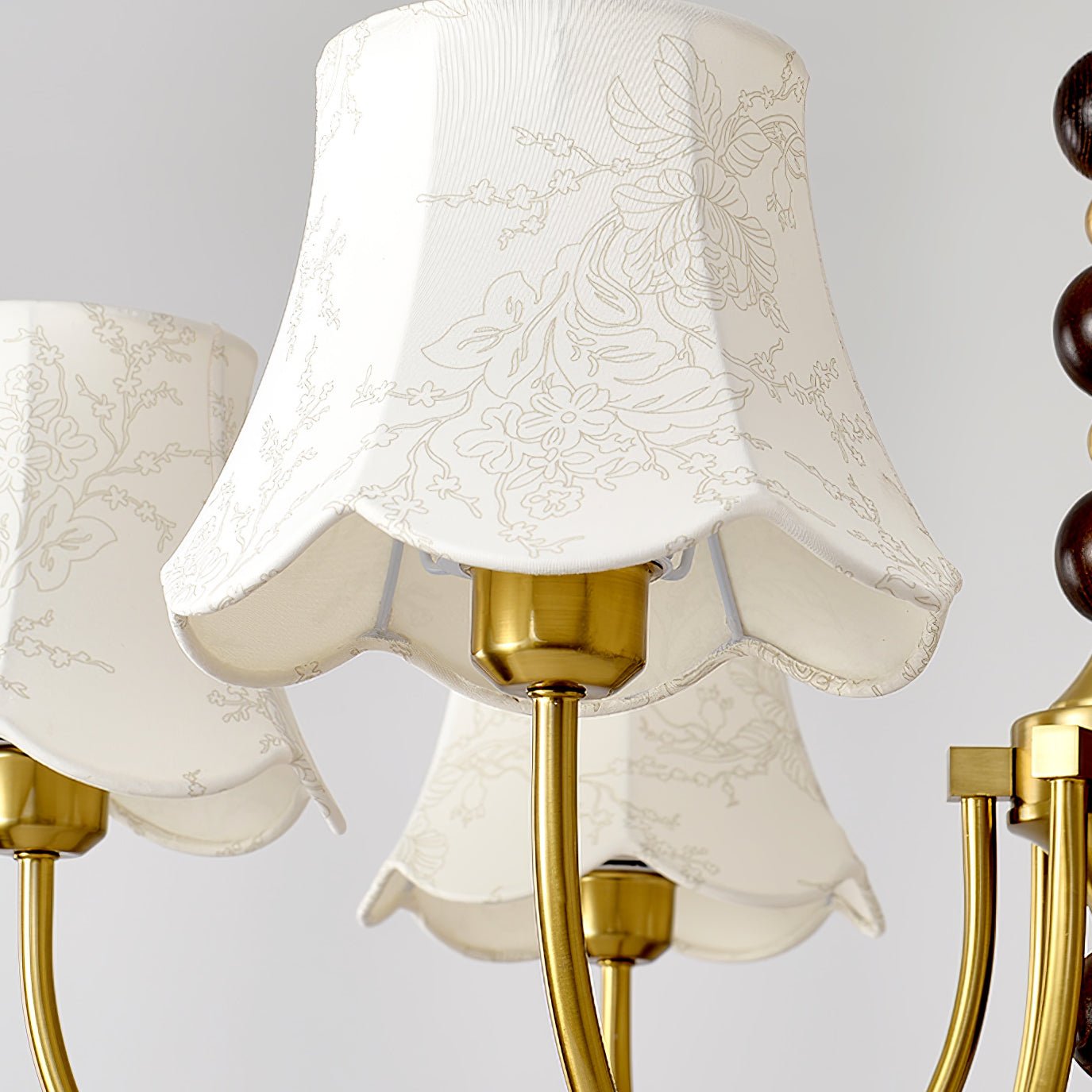 Orchid Fabric Candelabrum Chandelier