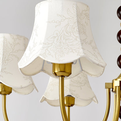 Orchid Fabric Candelabrum Chandelier