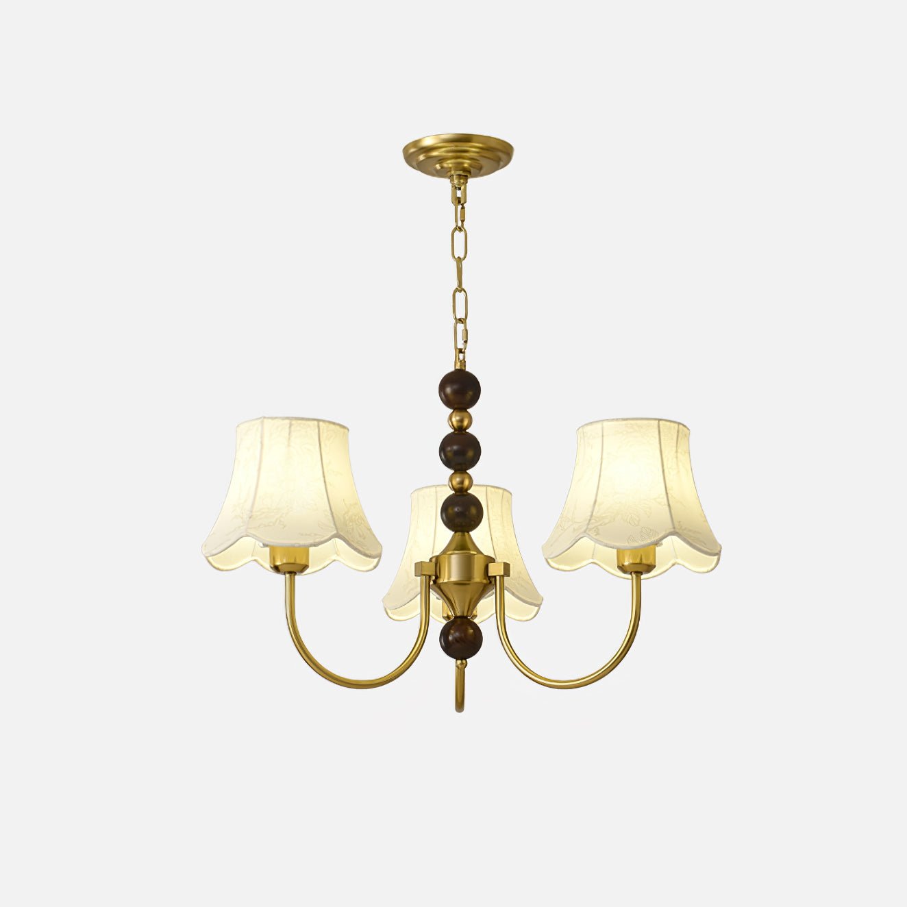 Orchid Fabric Candelabrum Chandelier