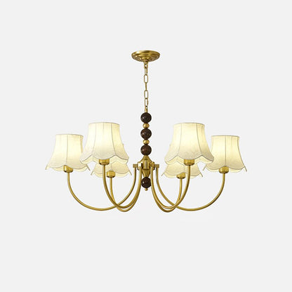 Orchid Fabric Candelabrum Chandelier