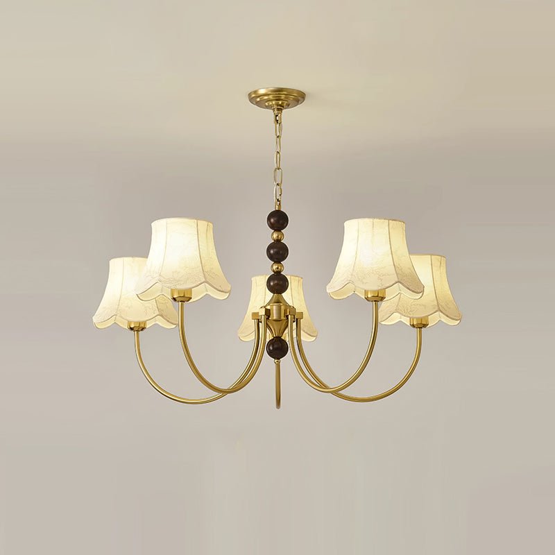 Orchid Fabric Candelabrum Chandelier