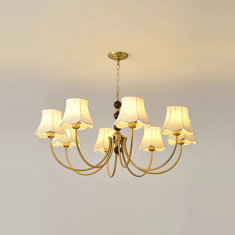 Orchid Fabric Candelabrum Chandelier