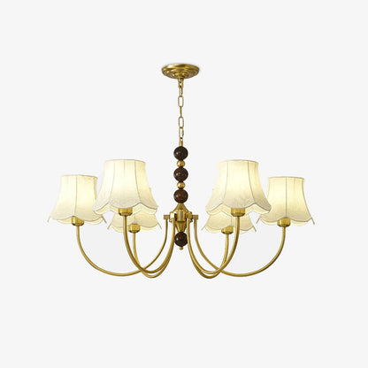 Orchid Fabric Candelabrum Chandelier