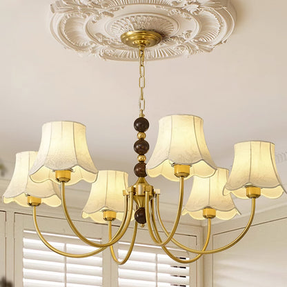 Orchid Fabric Candelabrum Chandelier