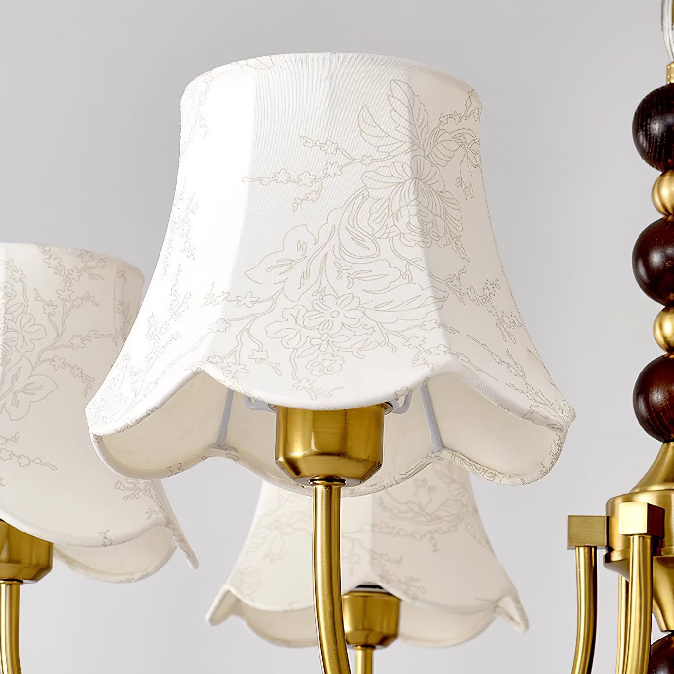 Orchid Fabric Candelabrum Chandelier