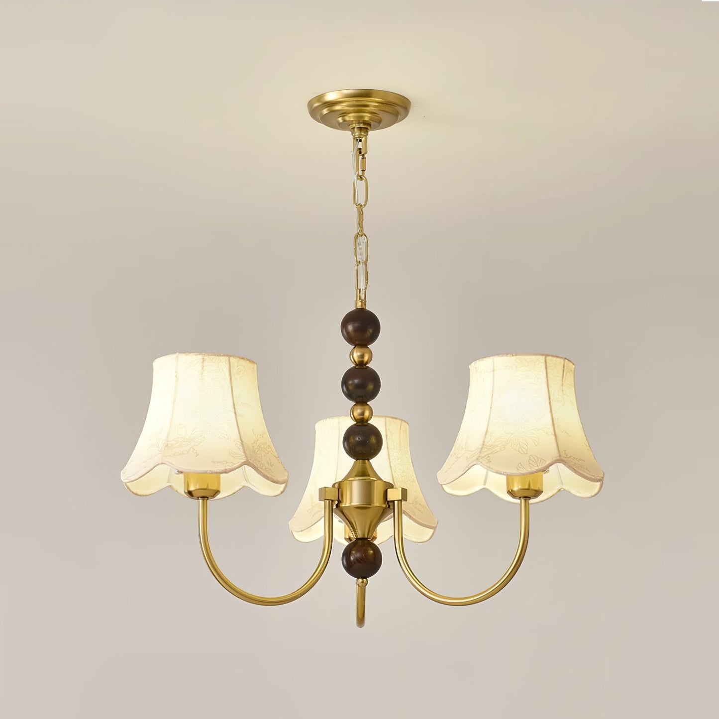 Orchid Fabric Candelabrum Chandelier