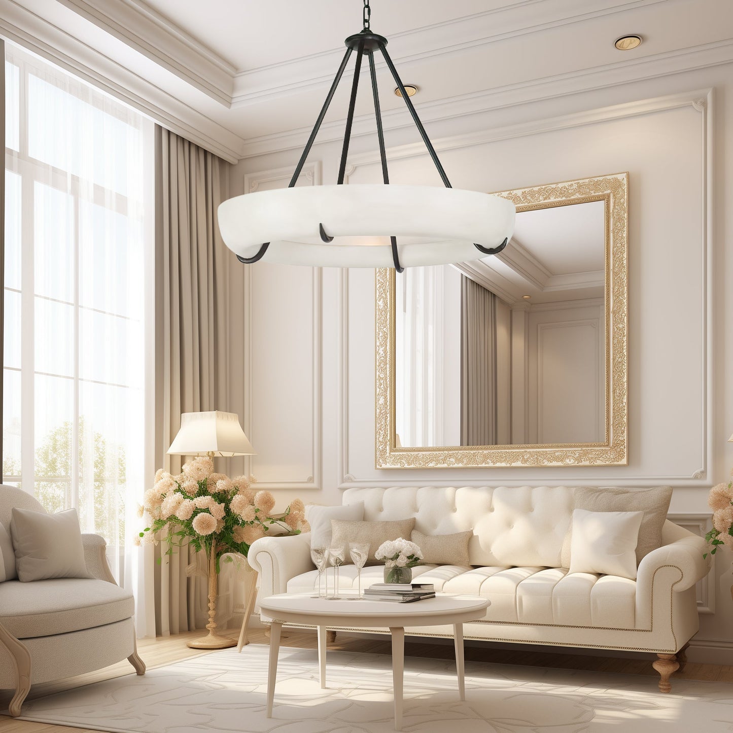 Orion Alabaster Chandelier