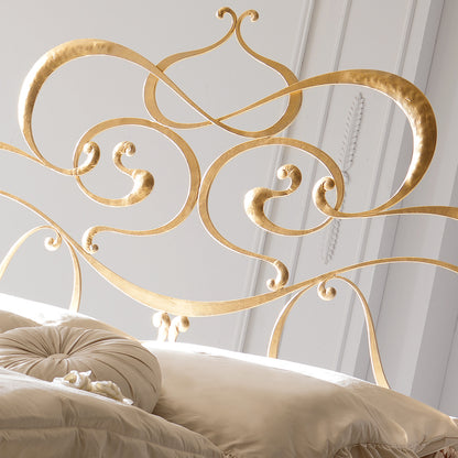 Ornate Designer Gold Leaf Bed