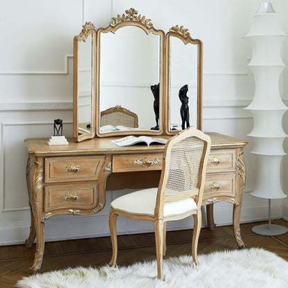 Ornate Italian Designer Classic Dressing Table Set