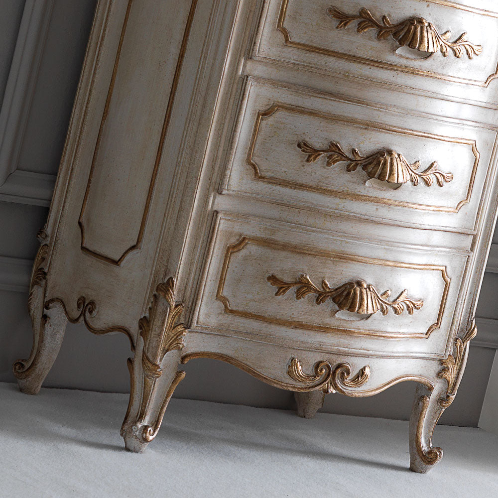 Ornate Rococo Italian Tall Boy Drawers