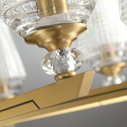 Orrefors Brass Pendant light Chandelier