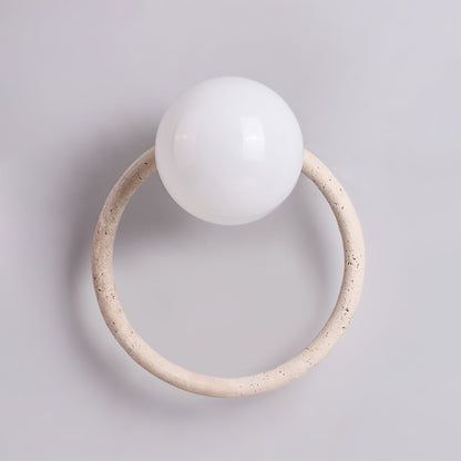 Orria Travertine Wall Light