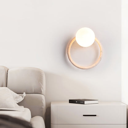 Orria Travertine Wall Light