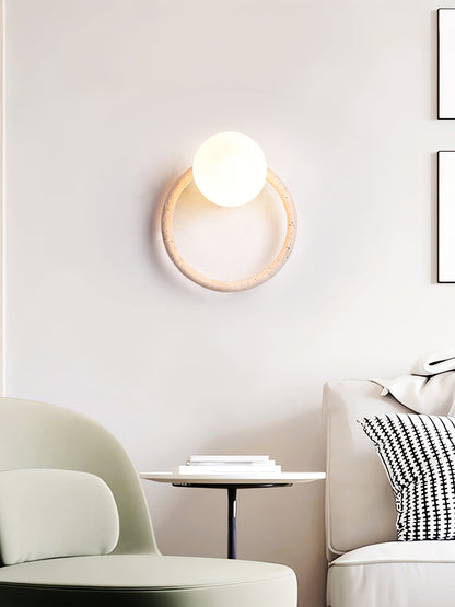 Orria Travertine Wall Light