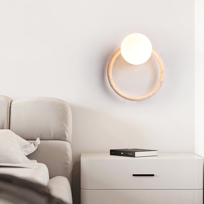 Orria Travertine Wall Light