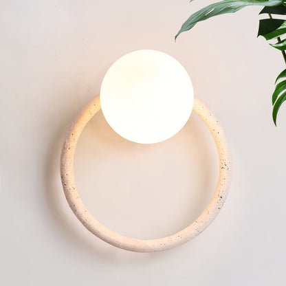 Orria Travertine Wall Light
