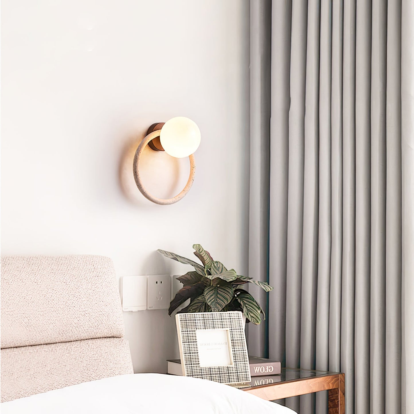 Orria Travertine Wall Light