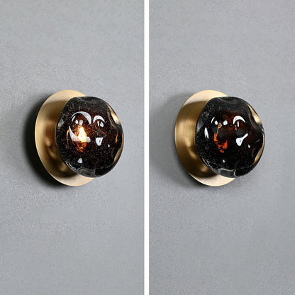 Orrin Molten Glass Wall Light