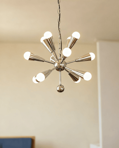 Orvian Chrome Chandelier