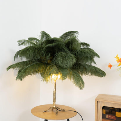 Ostrich Feather Reading light Table Lamp