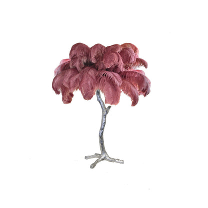 Ostrich Feather Reading light Table Lamp