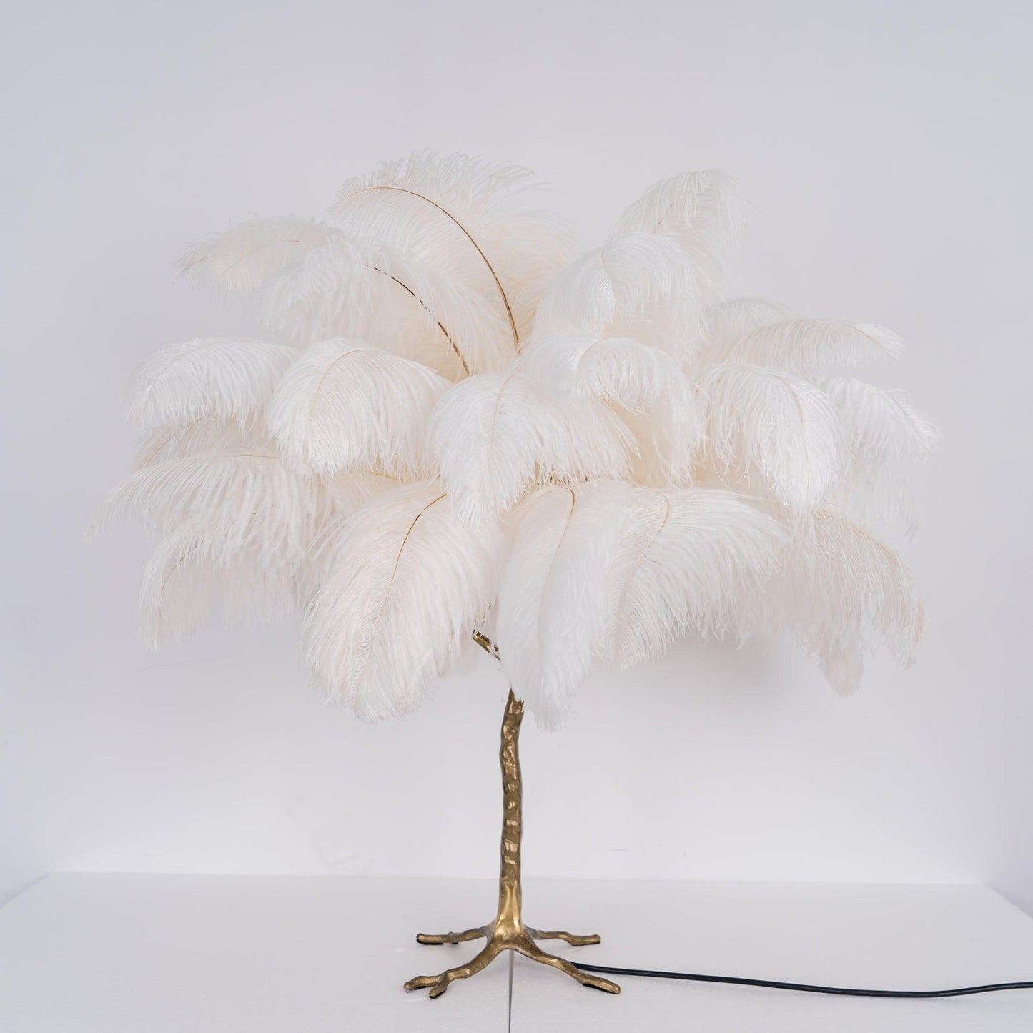 Ostrich Feather Reading light Table Lamp