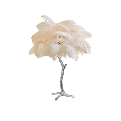 Ostrich Feather Reading light Table Lamp