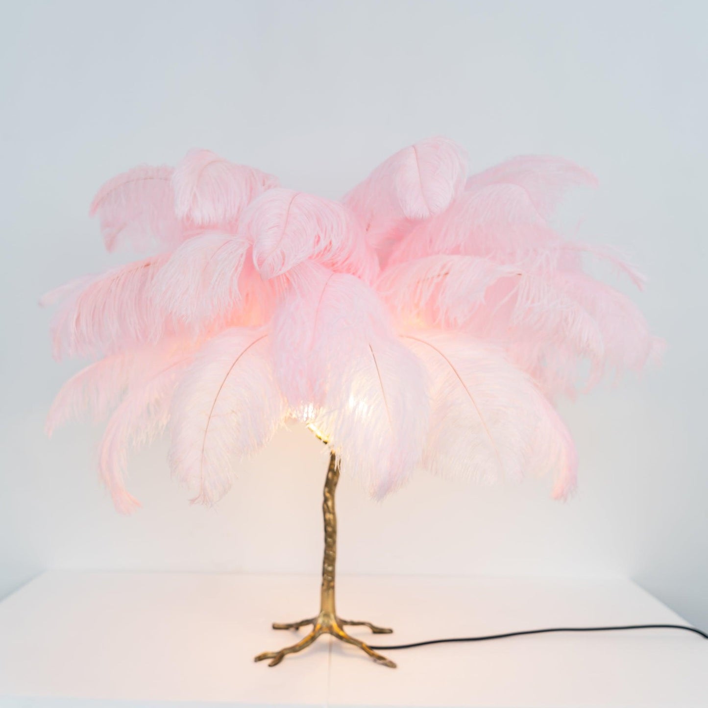 Ostrich Feather Reading light Table Lamp