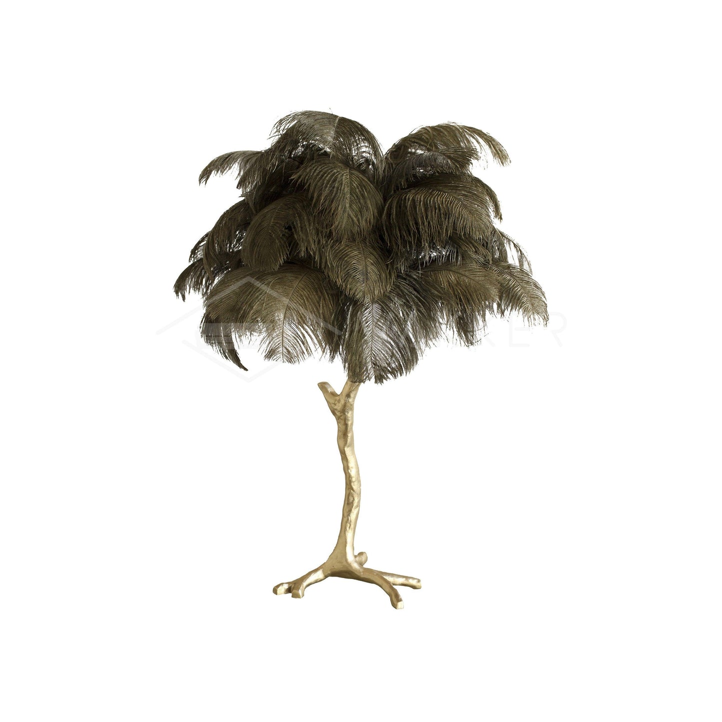 Ostrich Feather Reading light Table Lamp