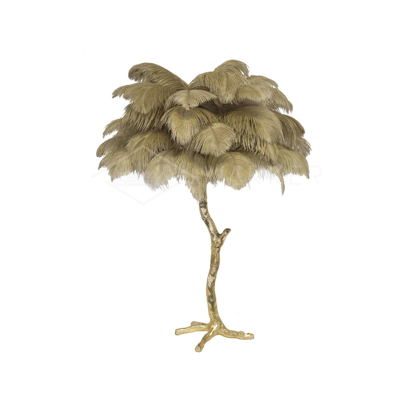 Ostrich Feather Reading light Table Lamp