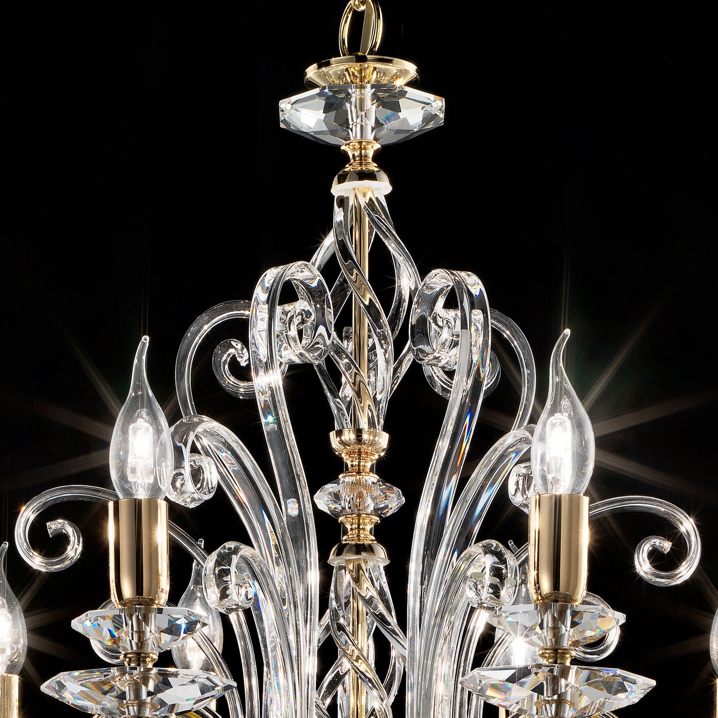 Oval Candle Style Chandelier