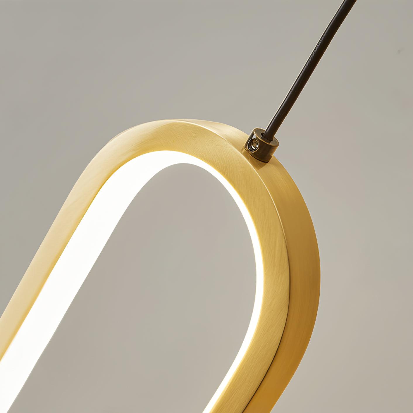 Oval LED Brass Bracket light Wall Lamp