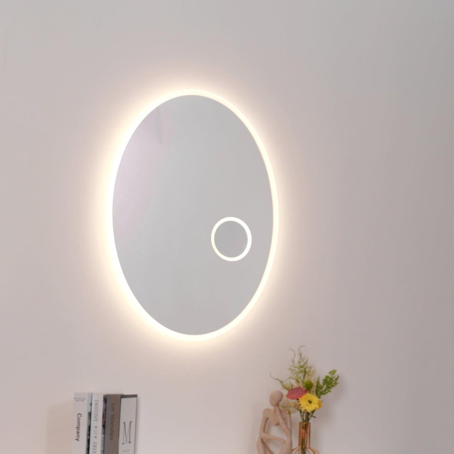 Oval Wall light Mirror Light