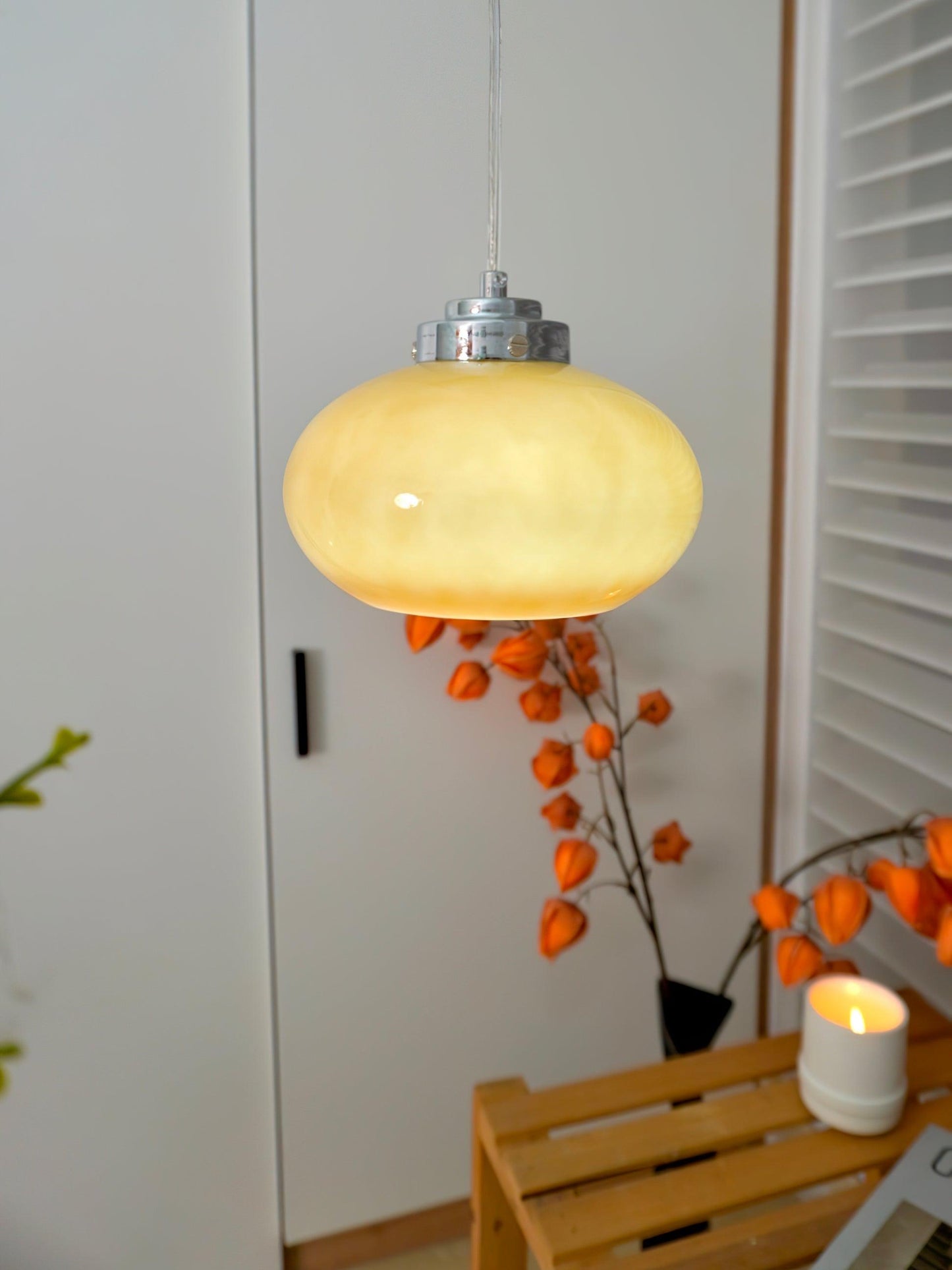 Oval Persimmon Droplight Pendant Light